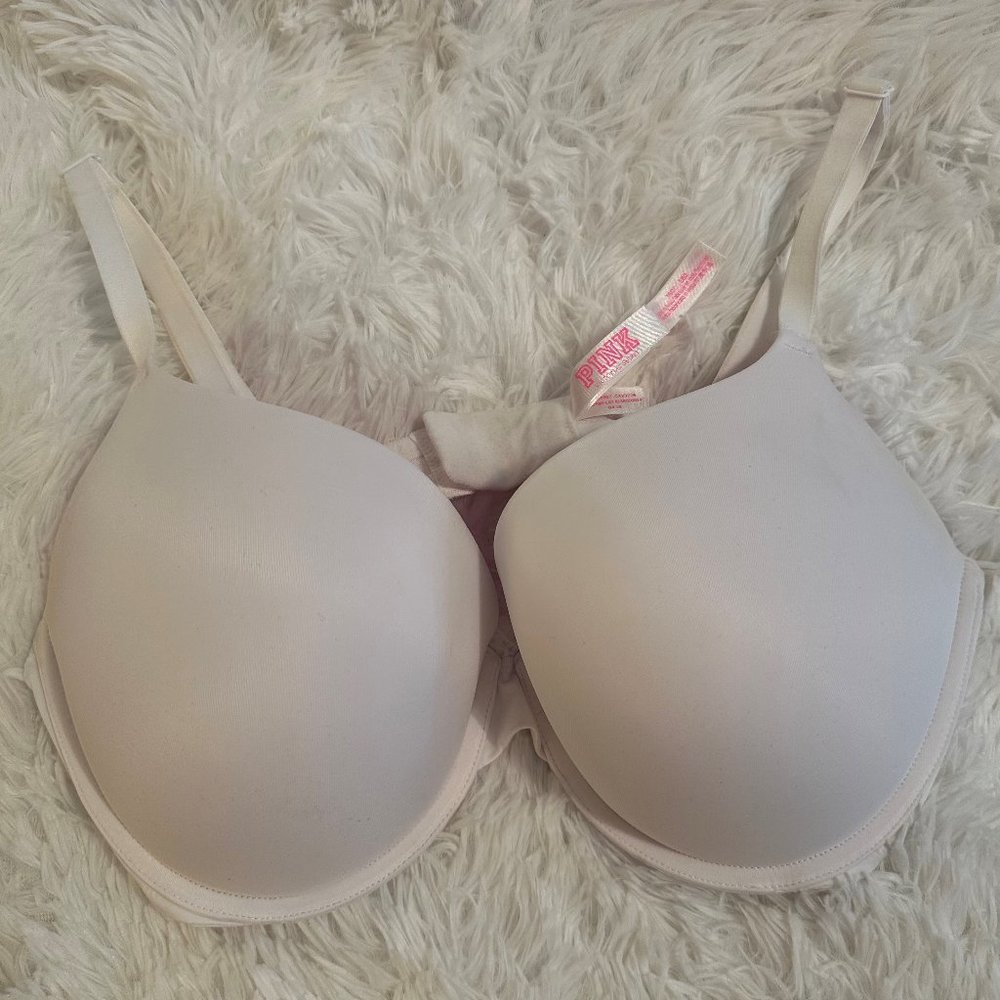 Victoria Secret PINK Authentic White Padded Push Up Bra